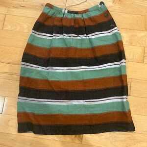 New Lemlem amba skirt size small brown black green